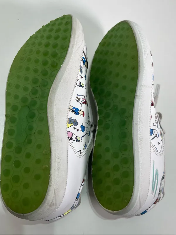 Skechers Go Golf Drive 4 Dogs At Play Golf Shoes White Women’s 8.5 Goga Max - Image 7