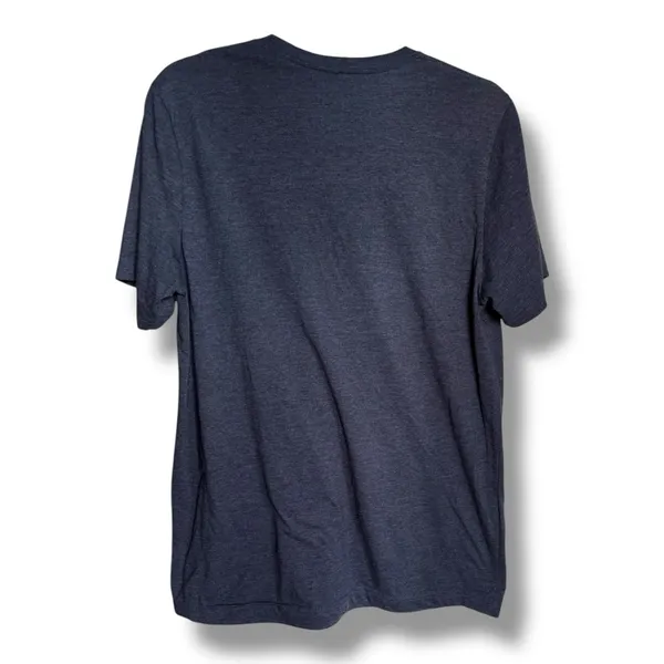 WILDCATS Heather‎ Blue Tee Bella Canvas Size Large Script - Image 4