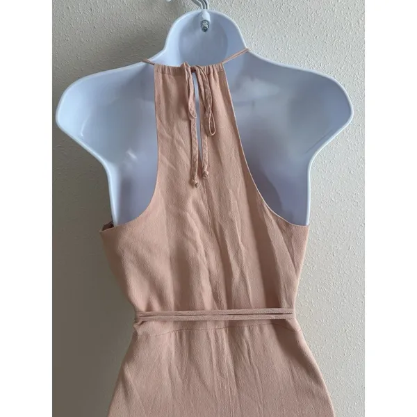 Lovers +‎ Friends Nostalgia Wrap Maxi Halter dress Pink Small Revolve - Image 5