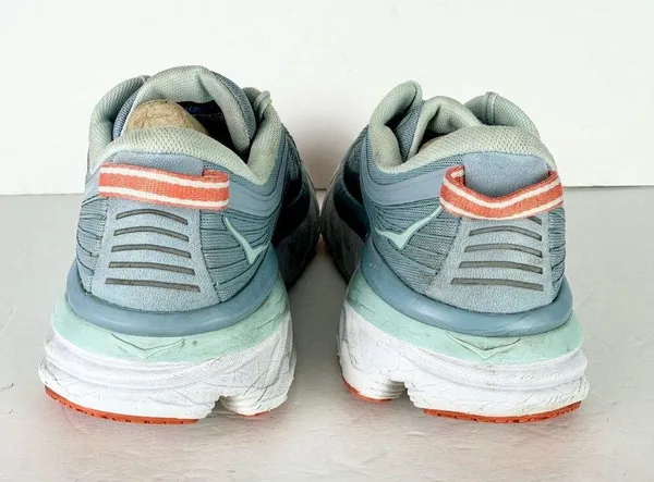 Hoka One One Bondi 7 Everyday Running Sneakers Women's Size 8 Blue Fog - Image 5