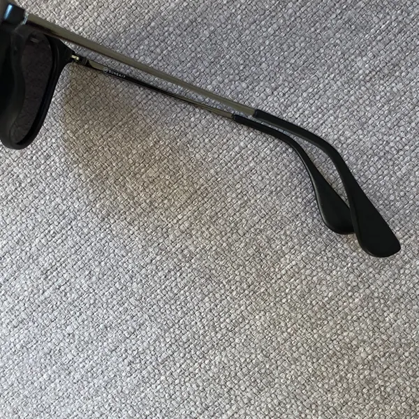 Sungait black rounded sunglasses - Image 8
