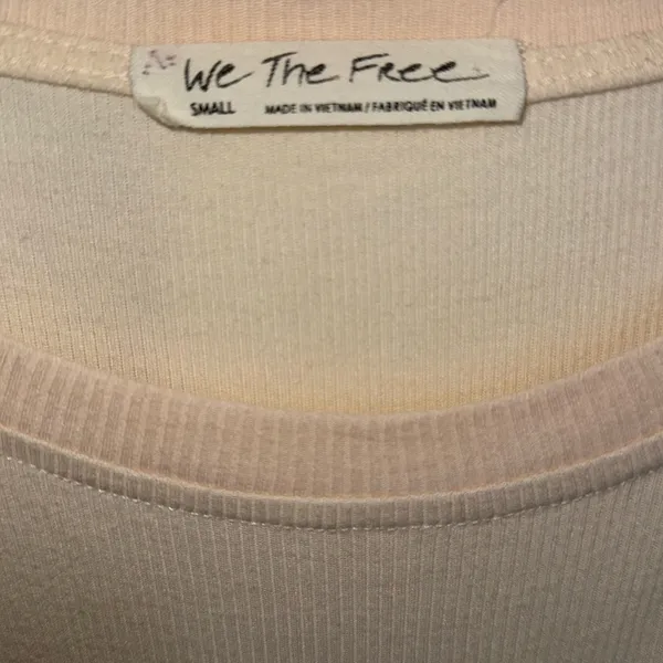 We The Free Free People Camiseta Feelin It Boho Patchwork Top in Alabaster Combo W1096 Sz S - Image 12