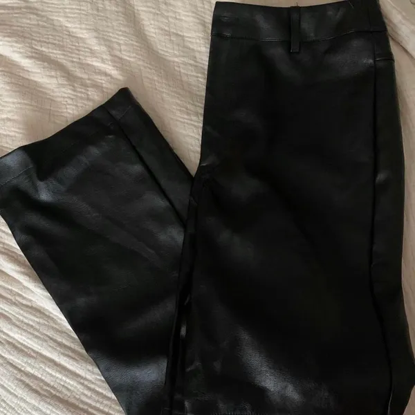 Princess Polly black faux leather pants - Image 2