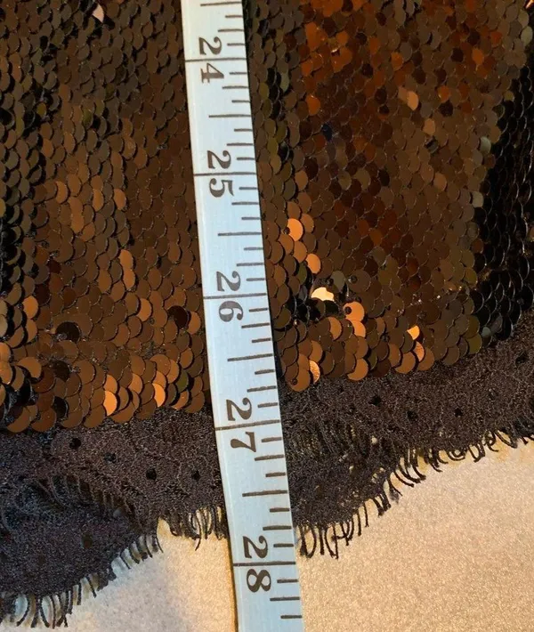 intimately free people S Small Little Black sequin Dress - Image 5
