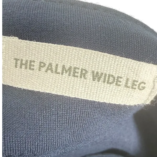 LOFT Womens Palmer Wide Leg Trouser Pants Navy Ponte Size 14 Nautical Preppy - Image 3