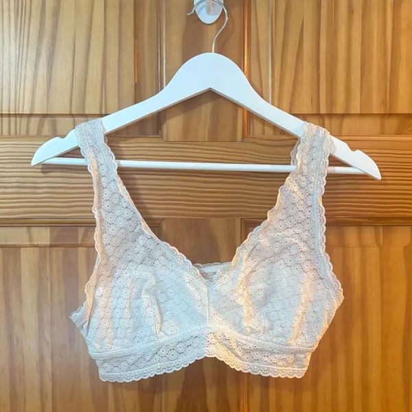 Aerie Size Medium White Lace Bralette - Image 2