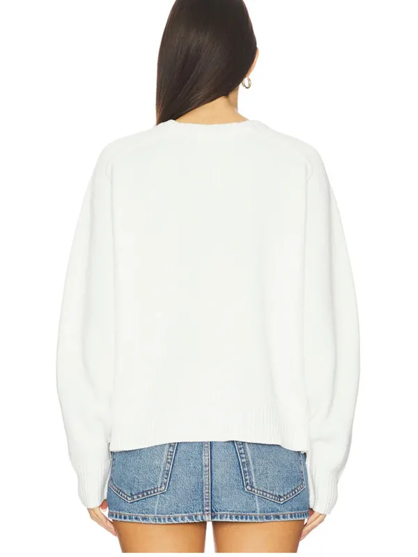Free People Spring Street Pullover in Optic White large - Image 2
