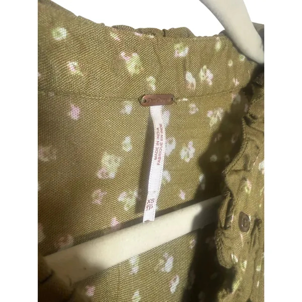 NWOT Free People Rare Feelings Tiered Printed Maxi Dress Women's Sz. XS - Image 5