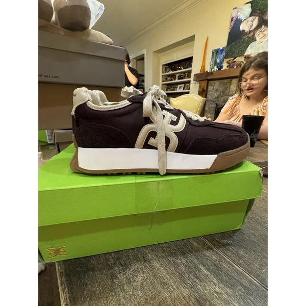 Sam Edelman Langley 3 sneakers café noir brown Size 8.5 - Image 3