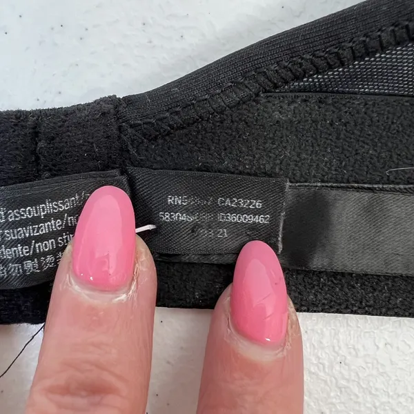 Victoria’s Secret PINK Active Sz M Sport Bra Ultimate Lightly Lined Black Floral - Image 14