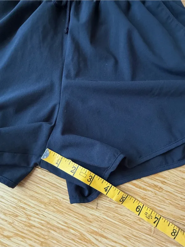 Abercrombie & Fitch Black Active Romper XS Tall Drawstring Athletic Playsuit - Image 9