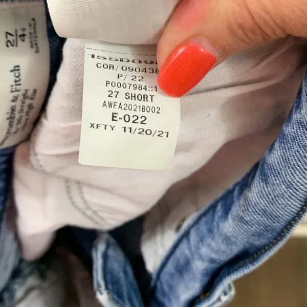 American Eagle Abercrombie & Fitch Curve Love The 90s Straight Ultra High Rise Jeans - Image 5