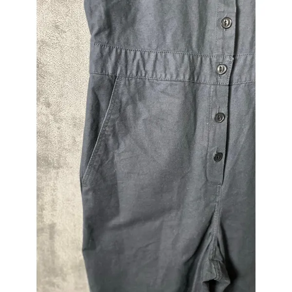 Outerknown S.E.A. Suit Utility Gray Short Sleeve Jumpsuit XS Organic‎ Cotton - Image 3