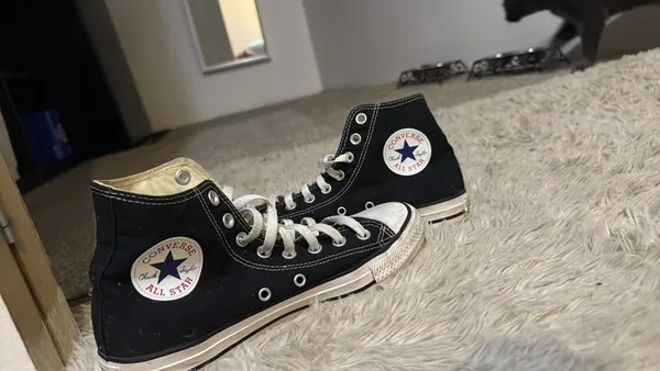 Black High-Top Converse - Image 3
