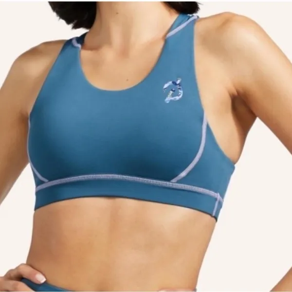 Peloton Move Mission Blue Sports Bra Women's Size‎ M Activewear - Image 4