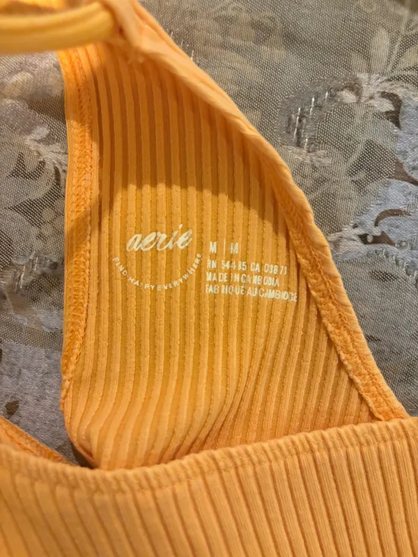 Aerie Offline One Shoulder Crop Top  - Image 3