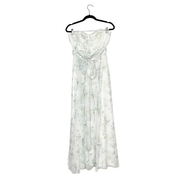 Birdy Grey Grace Chiffon Dress in Sage Spring Garden Size Medium - Image 4