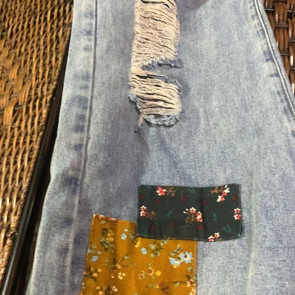 Patchwork Jeans by Cider Size L - Image 3