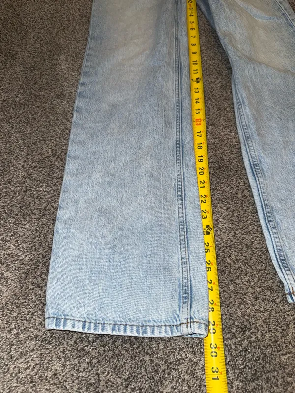 Aeropostale 90's Baggy Light Blue Straight Leg Jeans - Image 3