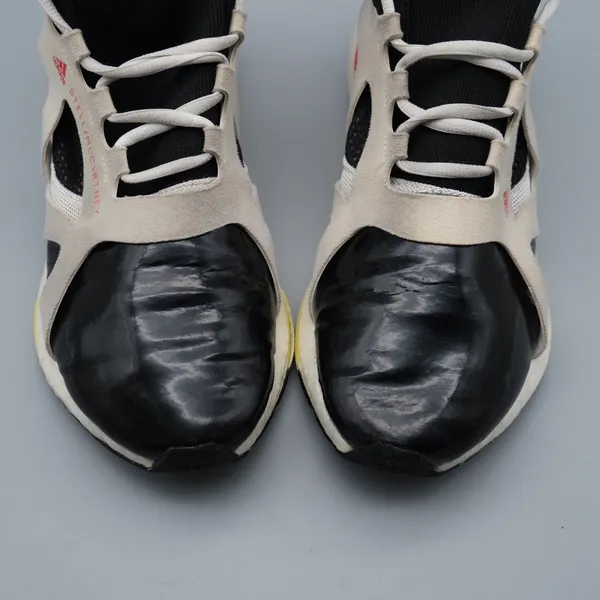 Adidas Stella McCartney Ultraboost 21 Size 8 Black White Red Running Shoes - Image 7
