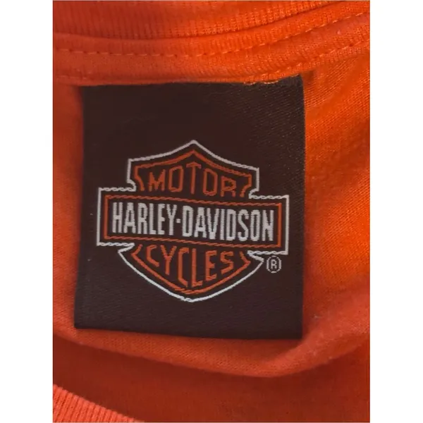 Harley Davidson Sun Denver Embellished T-Shirt Size L - Image 5