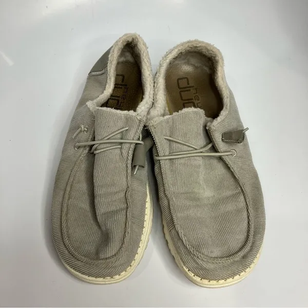Hey‎ Dude Wendy loafers in gray corduroy size 10 - Image 4