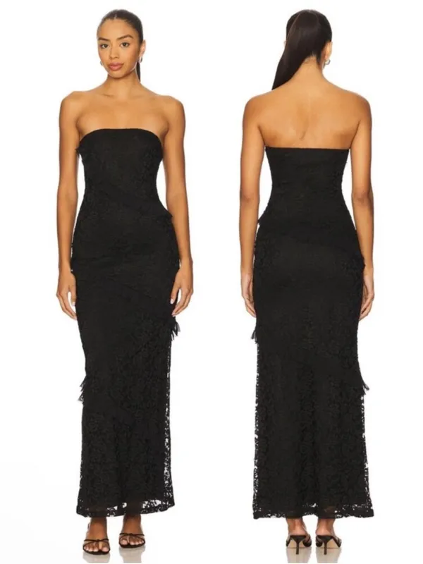 Revolve More To Come Xandra Maxi Dress in Black - Image 2