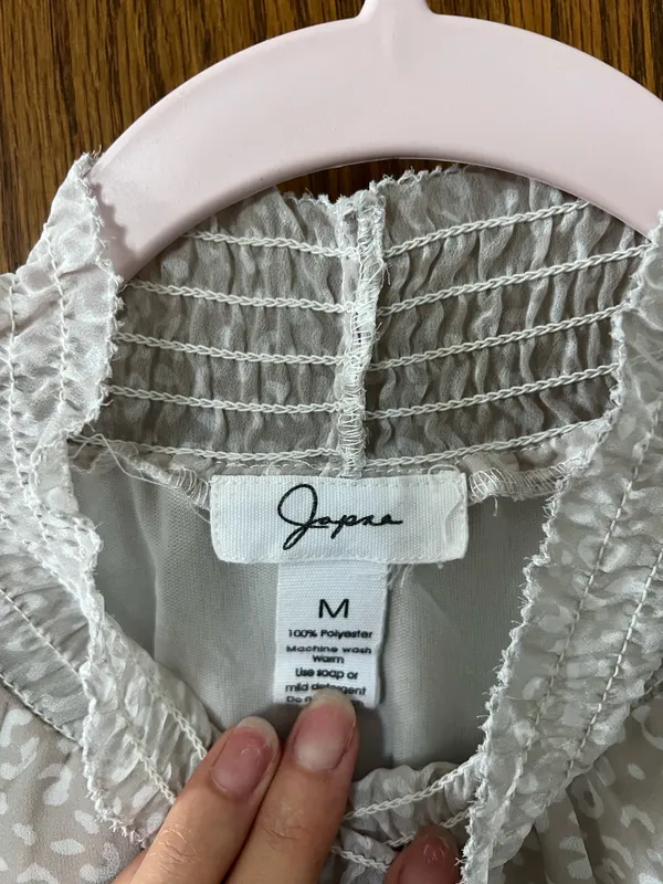 Japna Long Sleeve Cheetah Blouse - Image 3