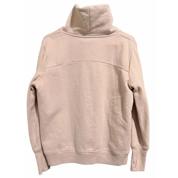 Athleta Funnel Neck Sweatshirt Faint‎ Pink Women's Size Medium - Image 2