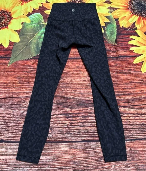 Lululemon Black Camo Print Wunder Under - Image 2