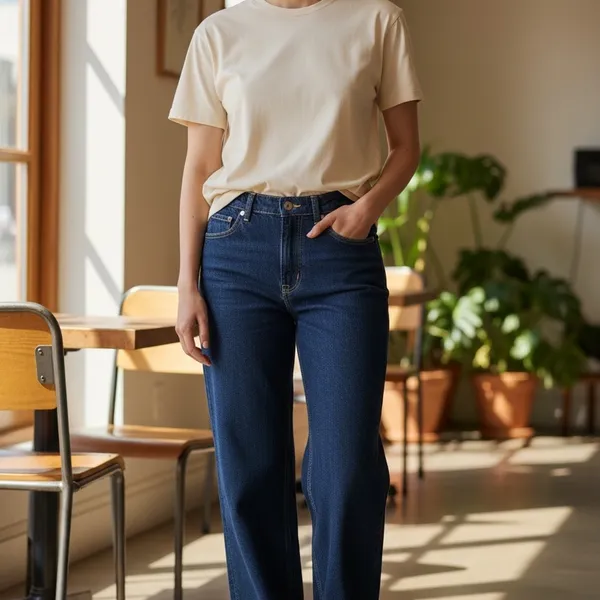 Classic Blue‎ Women's Jeans - Image 2