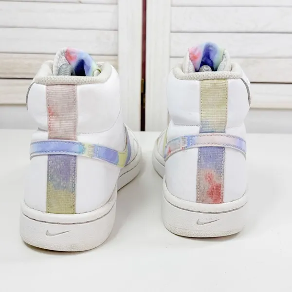 Nike Court Royale 2 Mid Top Sneakers White Multi‎ Women's 7 DD9670-100 - Image 6
