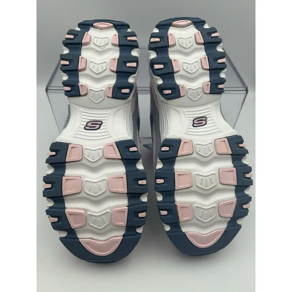 Skechers D'Lites Women Navy Pink Running Walking Sneakers Women’s 8 SN 11955 New - Image 6