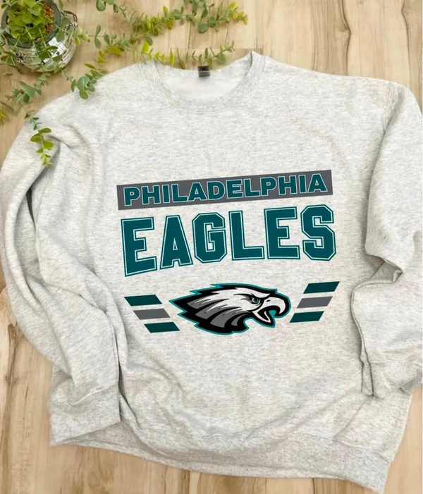Boutique New Philadelphia Eagles Crewneck Sweatshirt - Image 2