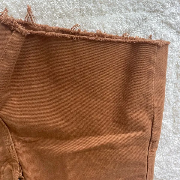 🛎️ Clearance MNG Denim Shorts Mustard Color Size 4 - Image 7