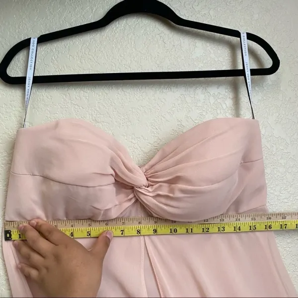 Jenny Yoo Dusty Rose‎ Strapless Bridesmaids Dress size 8 - Image 9
