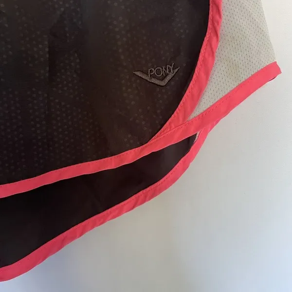 Pony black and pink athletic workout shorts comfortable‎ casual women's size L - Image 2