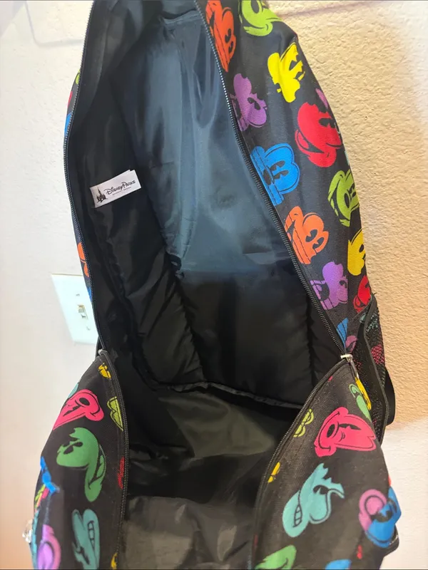 New Disney Parks Disneyland Rainbow Mickey Faces Backpack Adult Large NWOT - Image 7