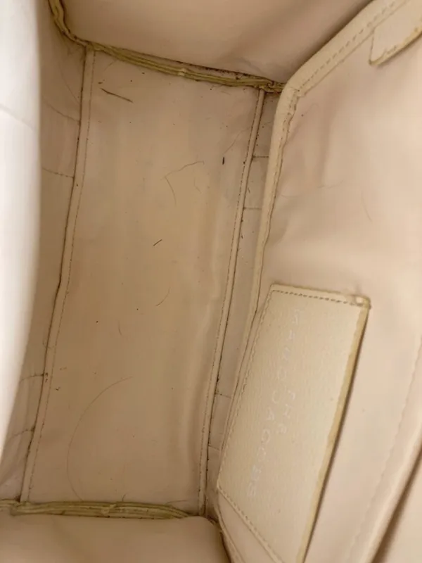 Cream The Tote Bag Small Leather Shoulder Tote - Image 10