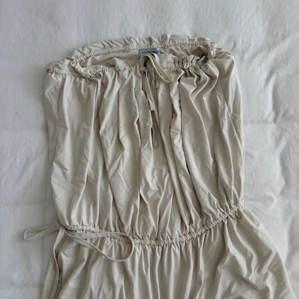 Peppermayo Leighton Mini Dress Ivory S/M - Image 3