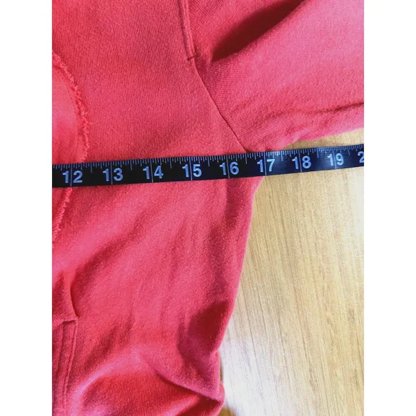 Free People We The Free Ebb & Flow Asymmetrical Zip Ruffle Sweater Size M Y2K - Image 7