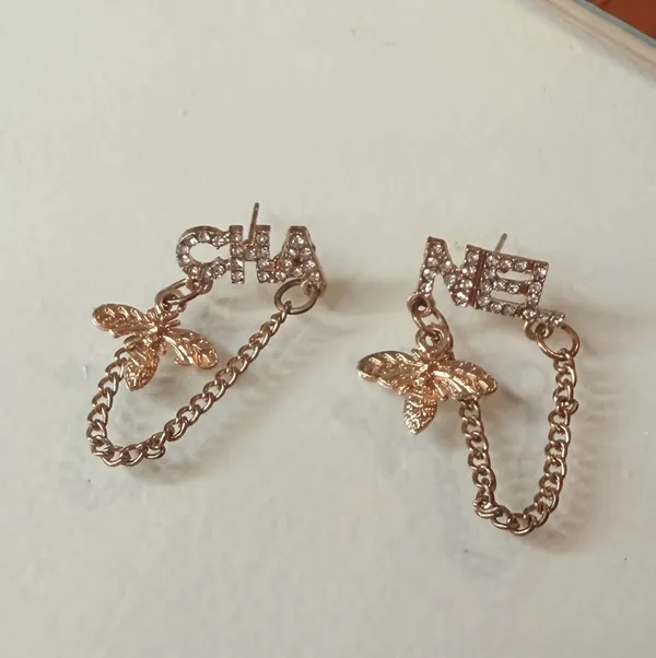 Inspired earrings Gold - Image 2
