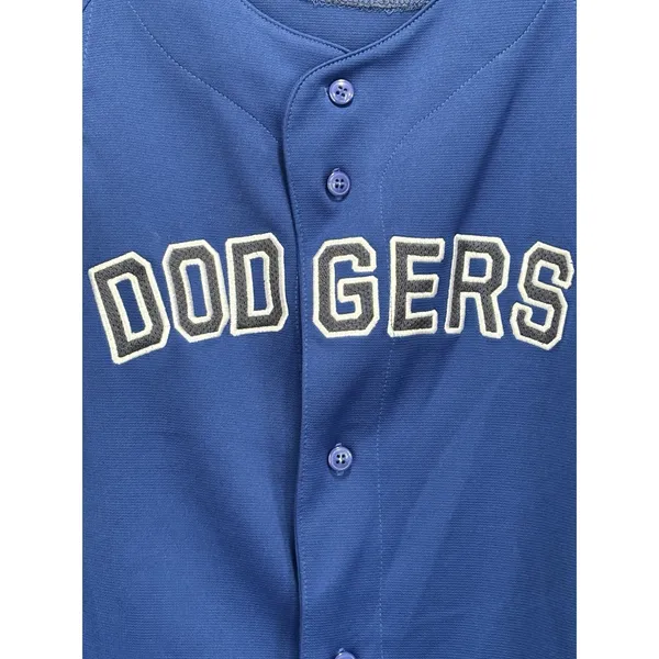 Genuine Merchandise L.A. Dodgers‎ Jersey Button Up Embroidered True Fan EUC Lic - Image 2