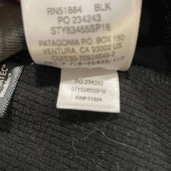 Patagonia Soft Shell Jacket Women’s XS Black Full Zip Stretch Outdoor - Image 9