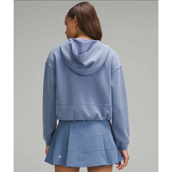 Lululemon Softstreme Full Zip Hoodie Jacket Oasis Blue 12 NWT - Image 3