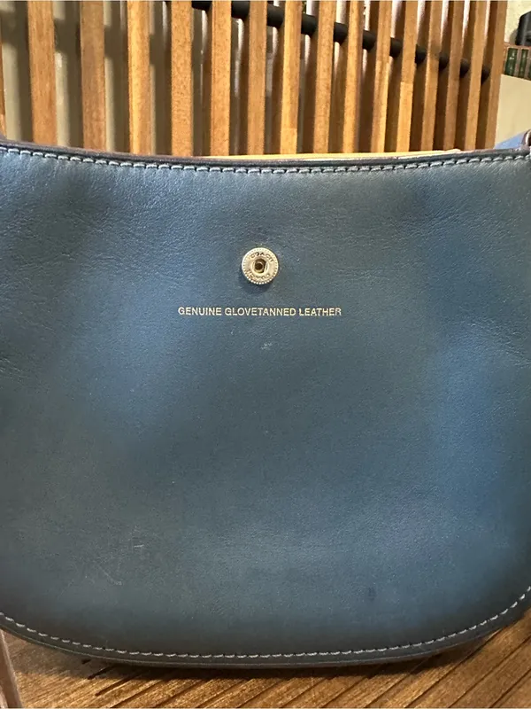 Coach 1941 Saddle Bag 23 Blue Cornflower Glovetanned Leather Rivet Crossbody - Image 11