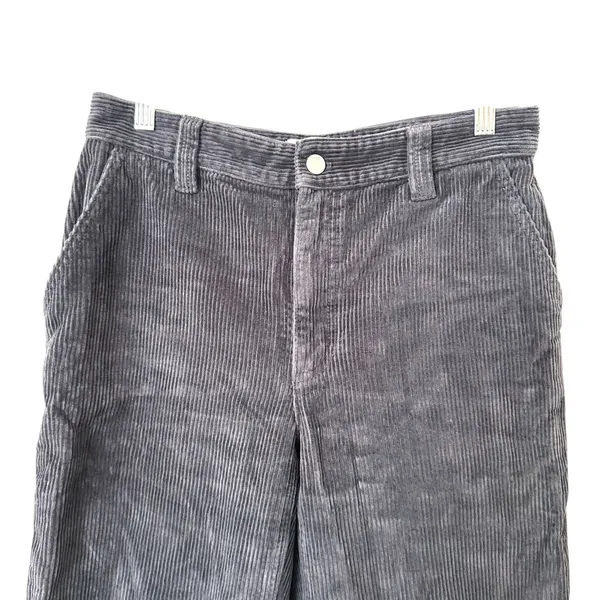 ARITZIA TNA Ripcord Mid-Rise‎ Corduroy Pant Blue/Gray Sz 6 - Image 4