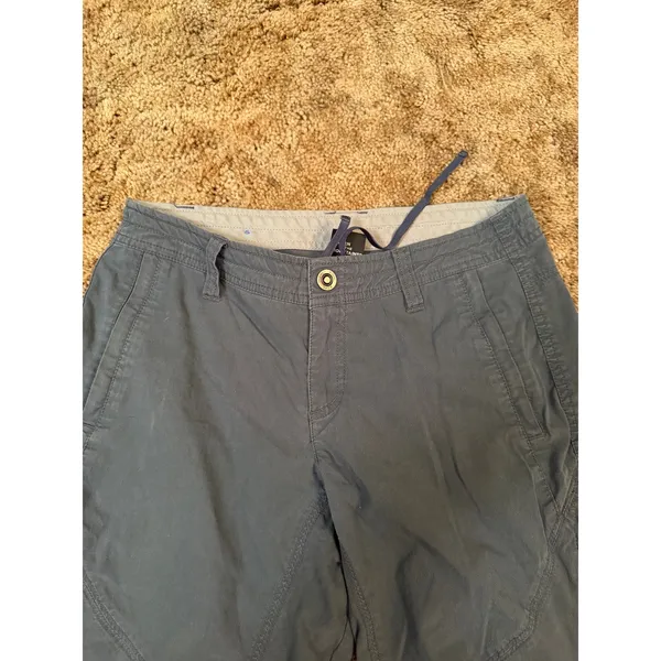 KUHL Women’s Spire Roll-Up Convertible Hiking Pants Gray Charcoal Gorpcore - Image 3