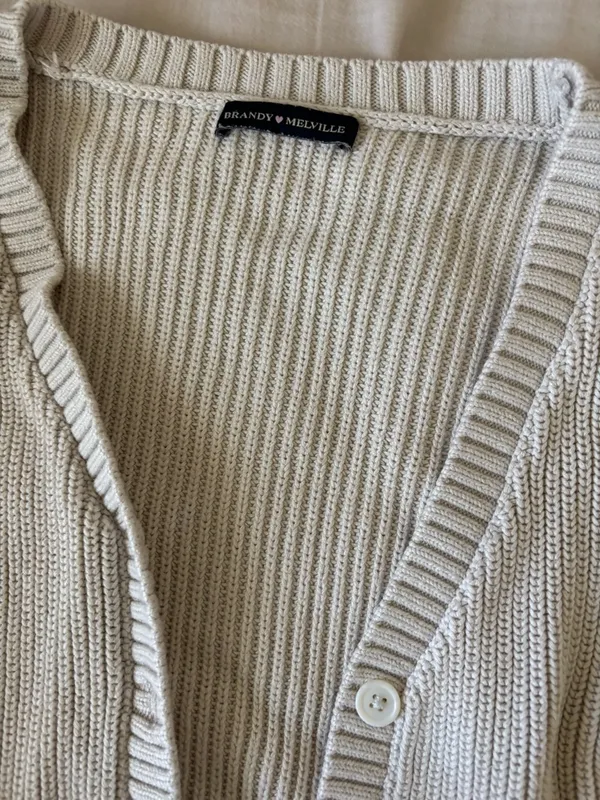 Brandy Melville cream cardigan - Image 2