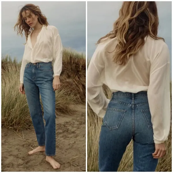 💕DOEN💕 Shep Jean ~ Laval Wash Blue 33 NWT - Image 12